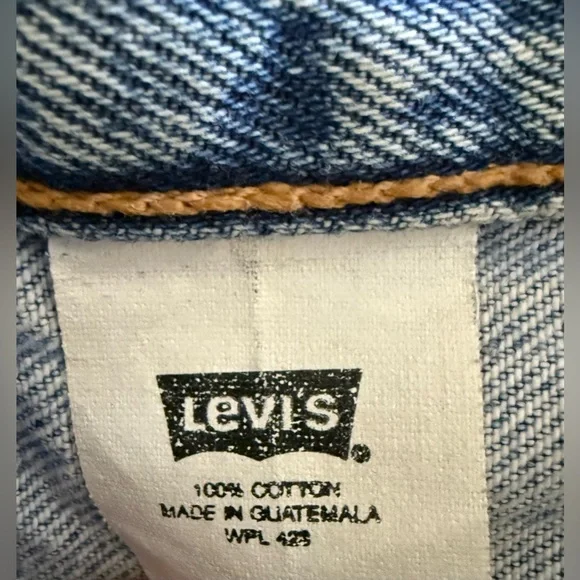 Vintage Levi 501 Rare Python Jeans - See Measurement Photos - Picture 10 of 16